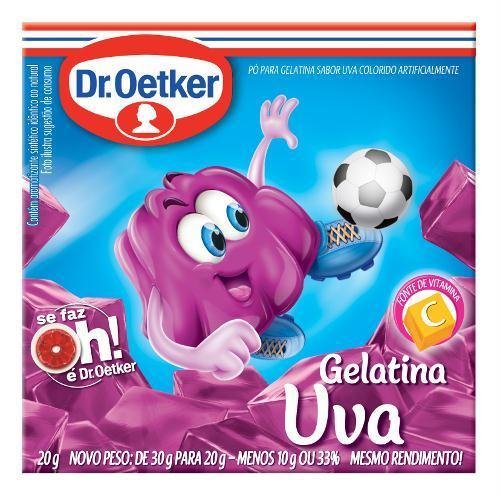 Gelatina Dr Oetker Uva 20g