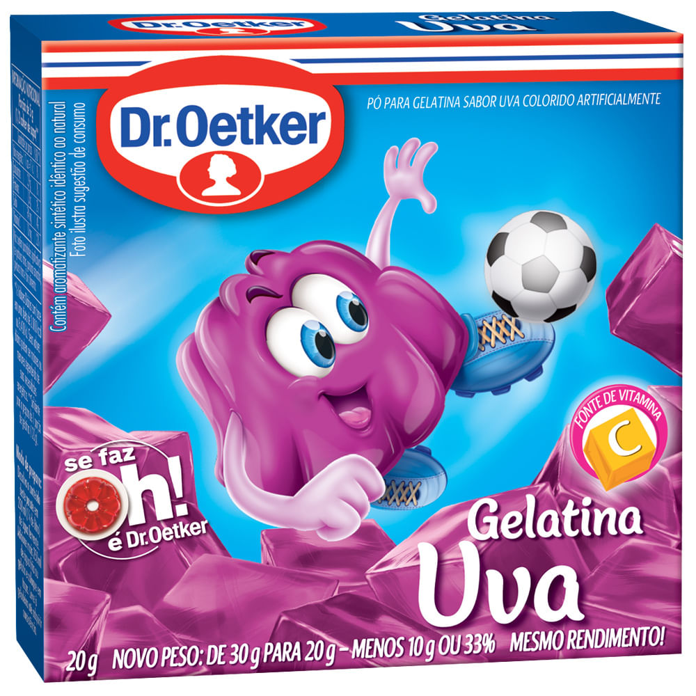 Gelatina Dr Oetker Uva 20g