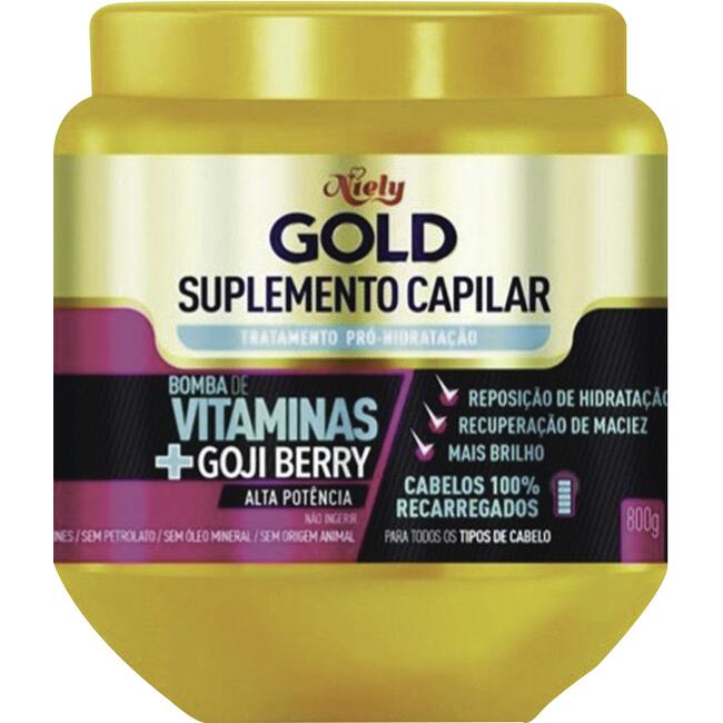 Creme de Tratamento para Cabelo Niely Suple de vit 800g