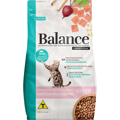 Ração para Gatos Balance 2,7kg - Adultos - Salmão