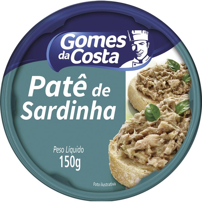 Patê de Sardinha Gomes da Costa 150g