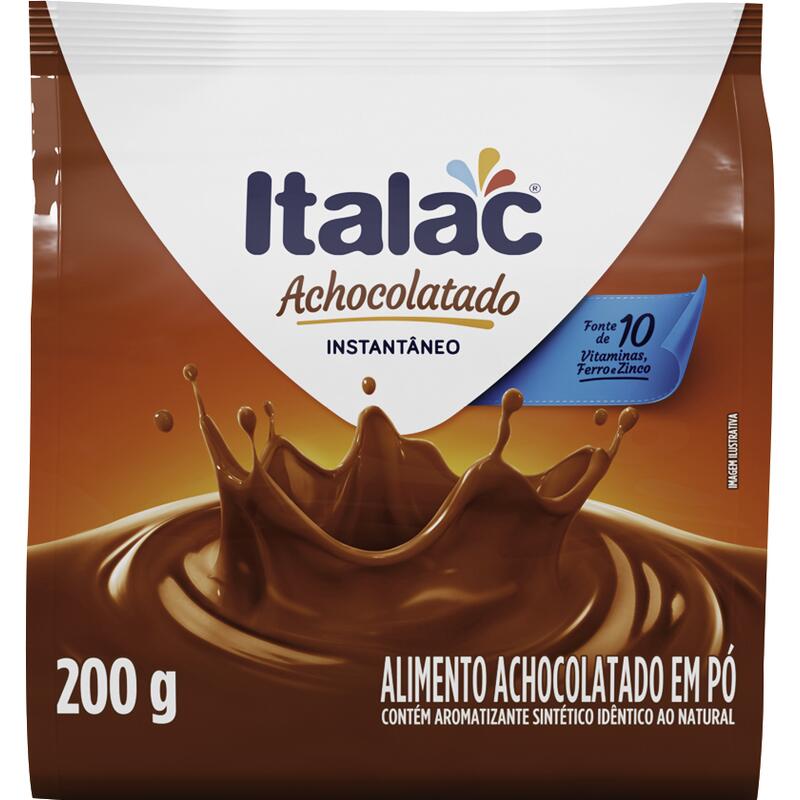 Achocolatado em Pó Italac 200g