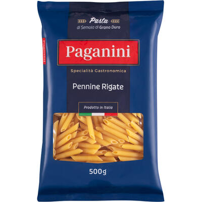 Macarrão Grano Duro Paganini Pennine Rigate 500g