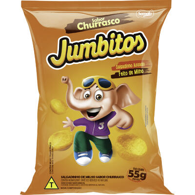 Salgadinho Jumbitos Churrasco 55g