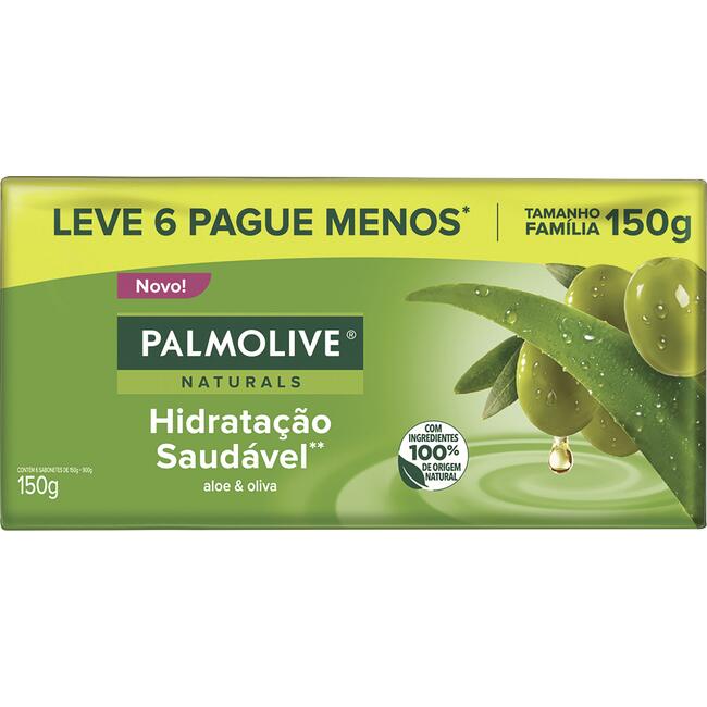 Sabonete Palmolive Naturals Hidratação Saudável 6x150g
