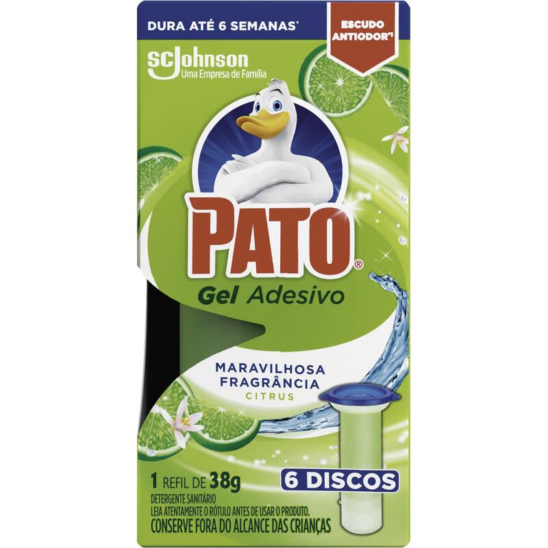 Desodorizador Sanitário em Gel Pato Citrus 38g