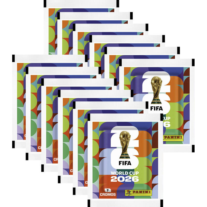 Blister Panini 12 Pacote Copa 2026 + Cartela Un