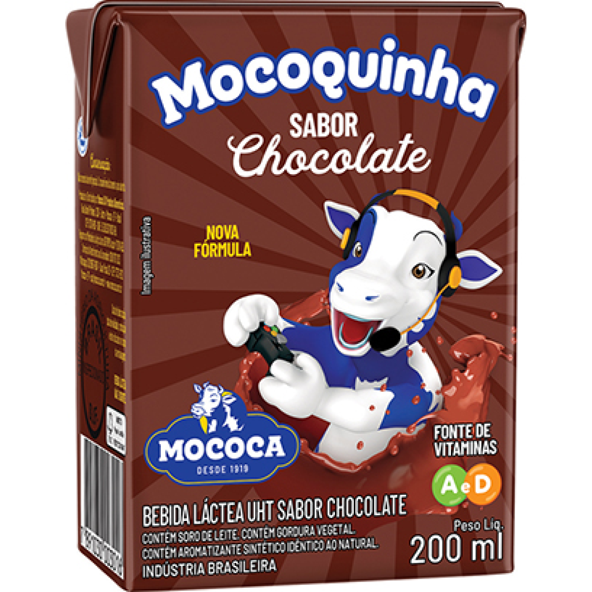 Bebida Lactea Mocoquinha 200ml Chocolate
