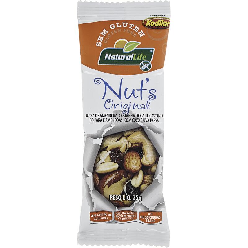 Barra Nuts Kodilar Tradicional 25g