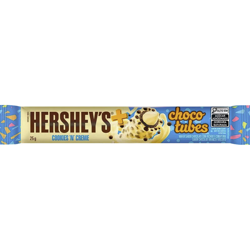Chocolate Hersheys Chocotubes CookiesnCreme 25g