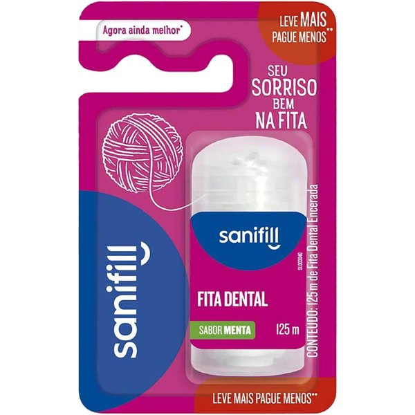 Fio Dental Sanifill 125m