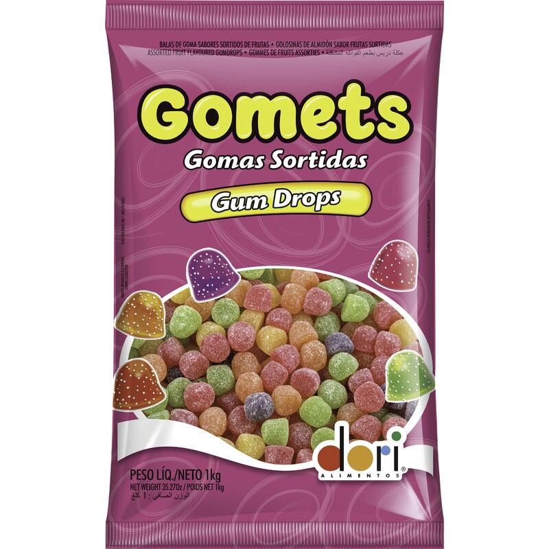 Bala de Goma Dori Gomets Sortidas 1kg