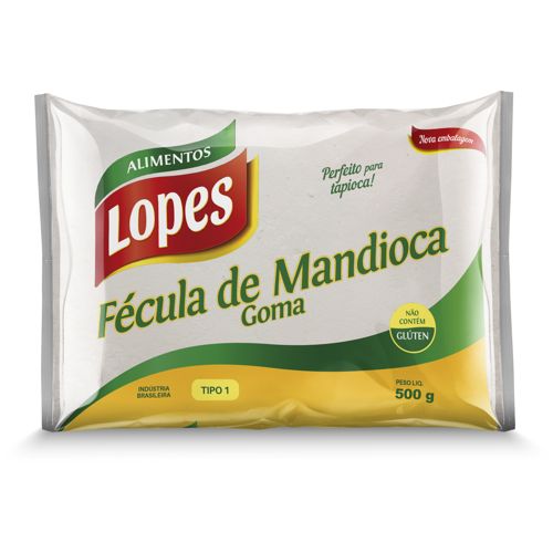 Fécula Lopes De Mandioca 500g