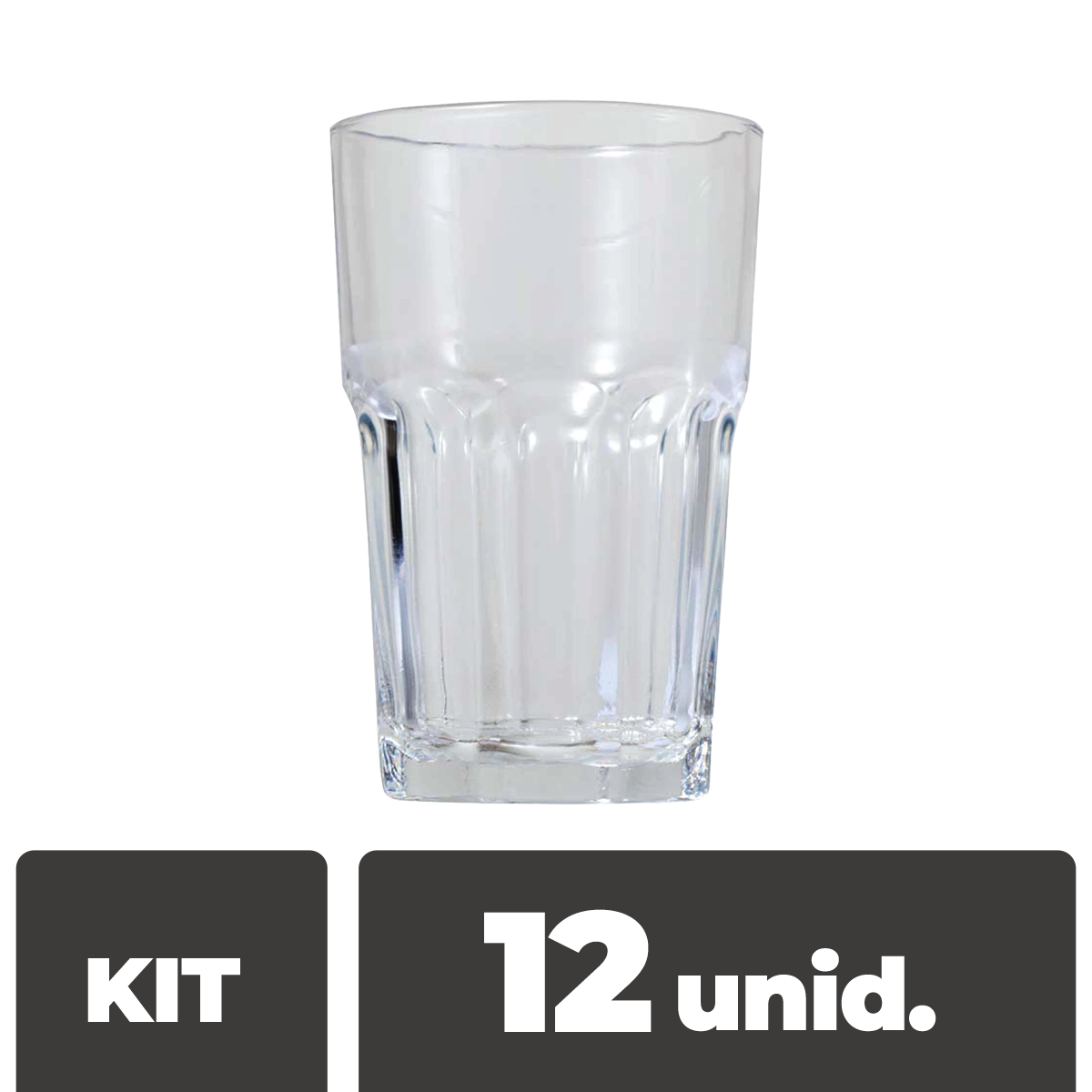Kit com 12 Unidades Copo Bristol Ld 520 ml