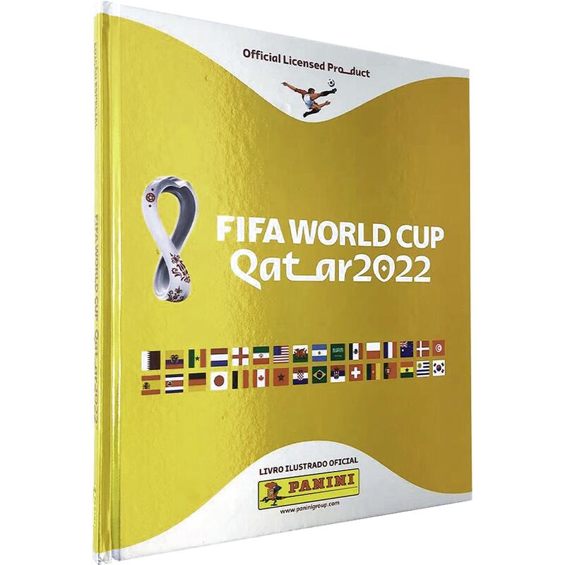 Álbum World Cup 2022 Capa Dura Ouro un