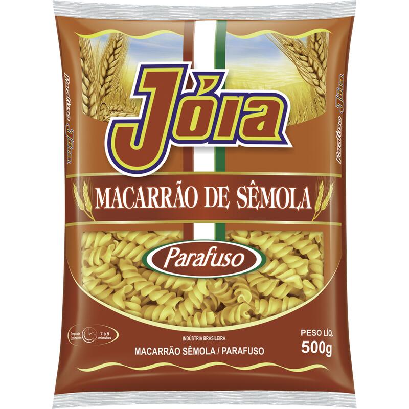 Macarrão de Sêmola Jóia Parafuso 500g