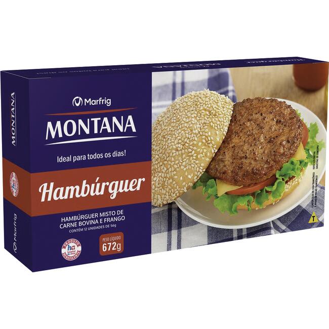 Hambúrguer Misto Montana 672g