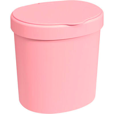 Lixeira com Tampa Coza Rosa 2,5L un