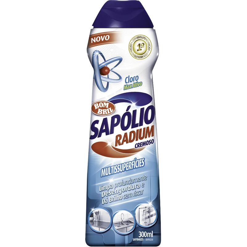 Saponáceo Radium Cremoso Cloro 300ml