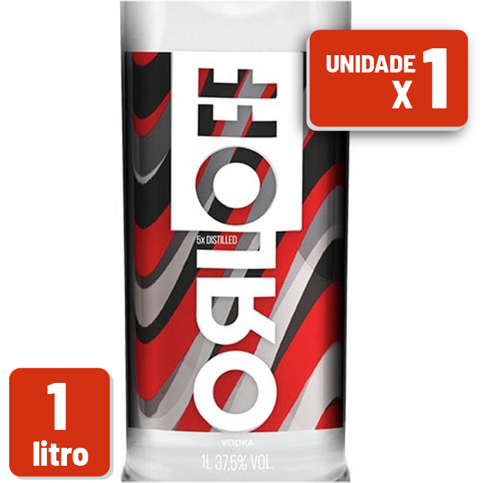 Vodka Orloff Garrafa Vidro 1L
