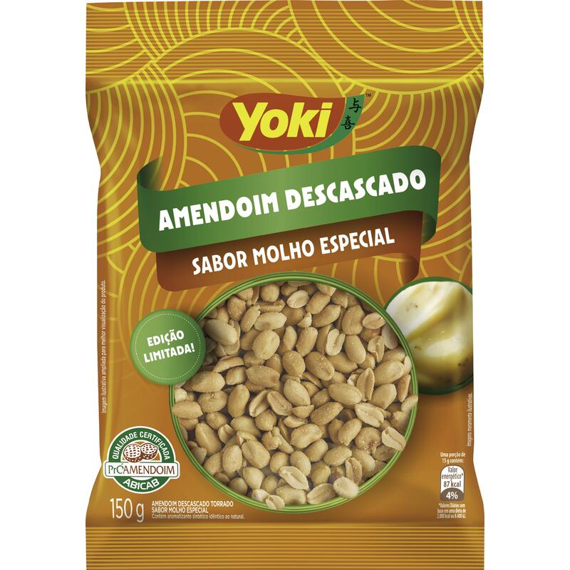 Amendoim Descascado Yoki Molho Especial 150g
