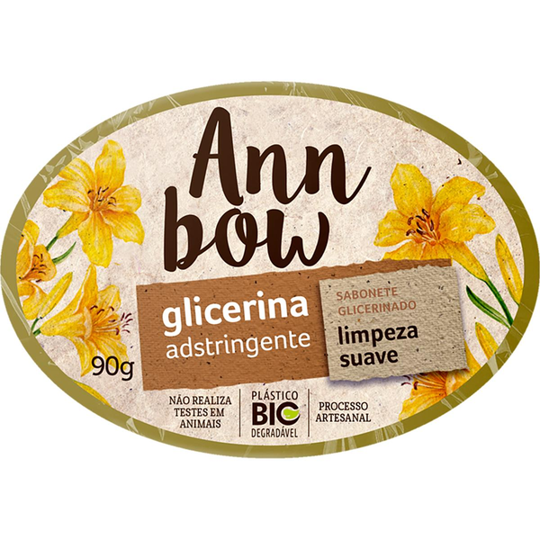 Sabonete ANN BOW Glicerinado Jasmin Biodegradável 90g