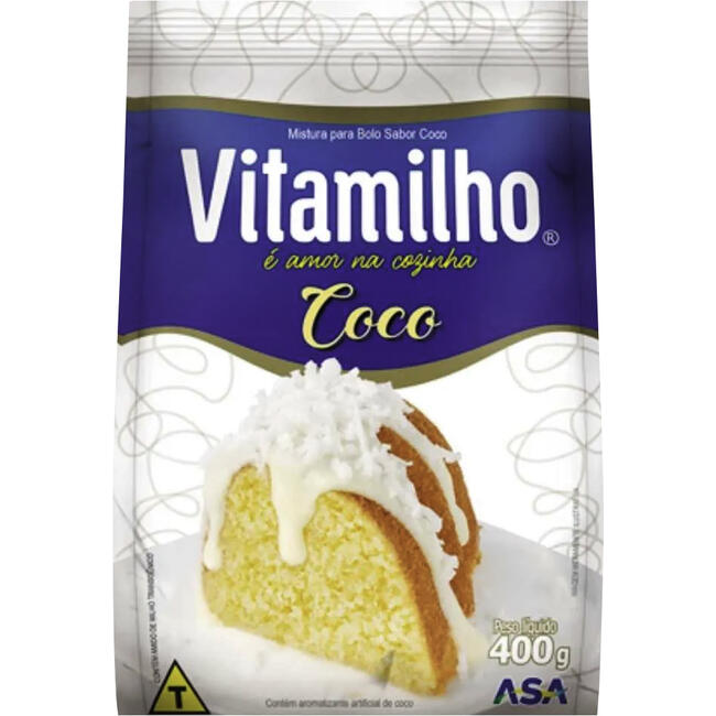 Mistura para Bolo Vitamilho Coco 400g
