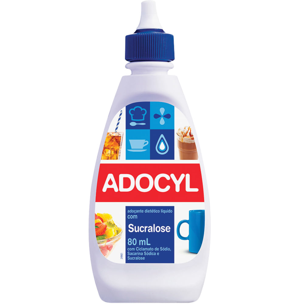 Adoçante Líquido Adocyl Sucralose 80ml