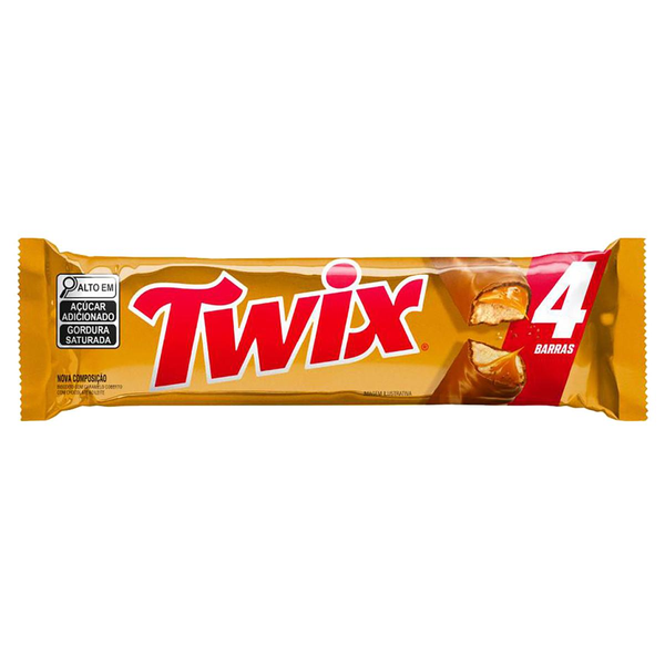 Chocolate TWIX Biscoito e Caramelo 80g