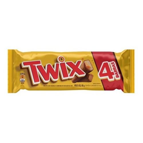 Chocolate TWIX Biscoito e Caramelo 80g