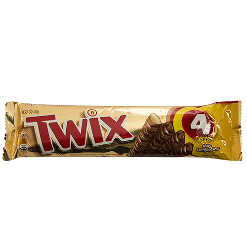 Chocolate TWIX Biscoito e Caramelo 80g