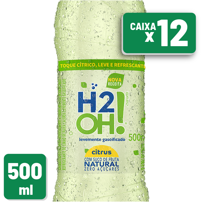 Refrigerante H2Oh Citrus Pet 500ml Caixa c/ 12 un