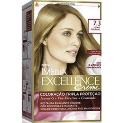 Tintura Imédia Excellence Louro Dourado Kit