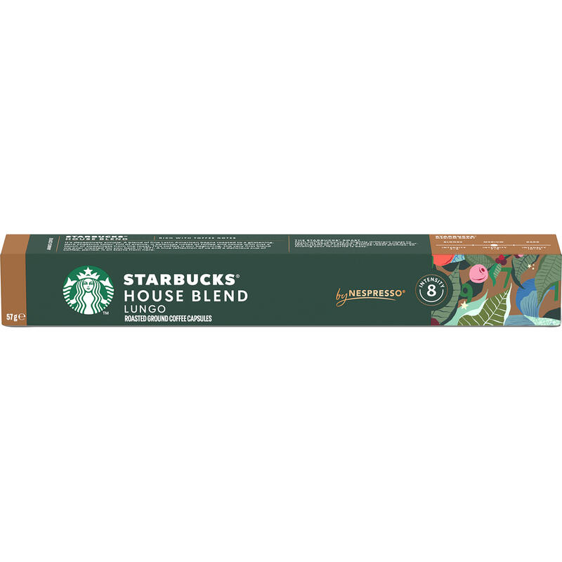 Cápsulas Starbucks House Blend by Nespresso Torra Média 10 Cápsulas