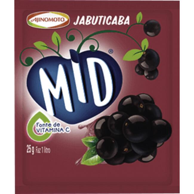 Refresco em Pó Mid Jabuticaba 25g