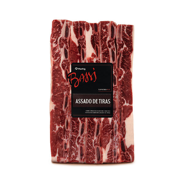 Carne Bovina Bassi Assado De Tiras Congelado Kg