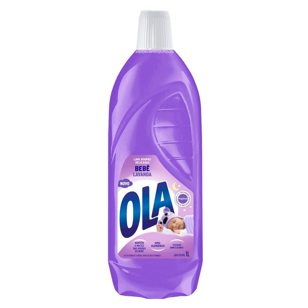 Lava Roupas OLA Bebê Lavanda Líquido 1l