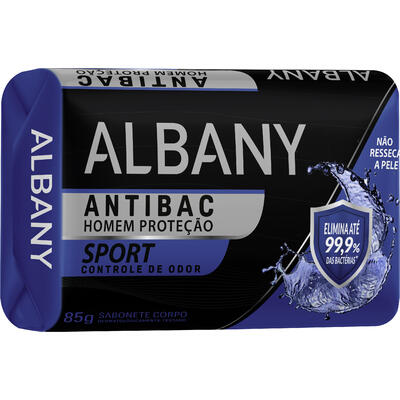 Sabonete Albany Homem Controle de Odor 85g