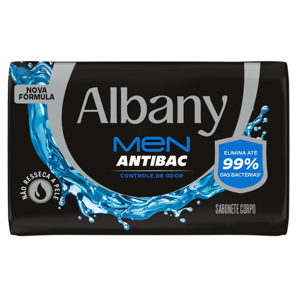 Sabonete Albany Homem Controle de Odor 85g