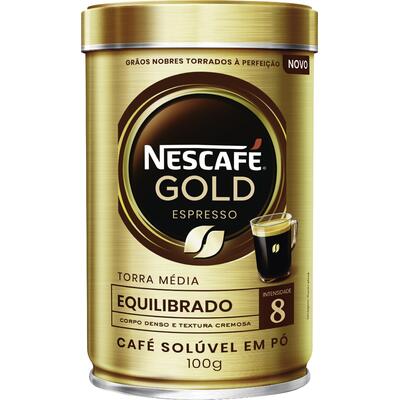 Café Solúvel Nescafé Gold Equilibrado 100g