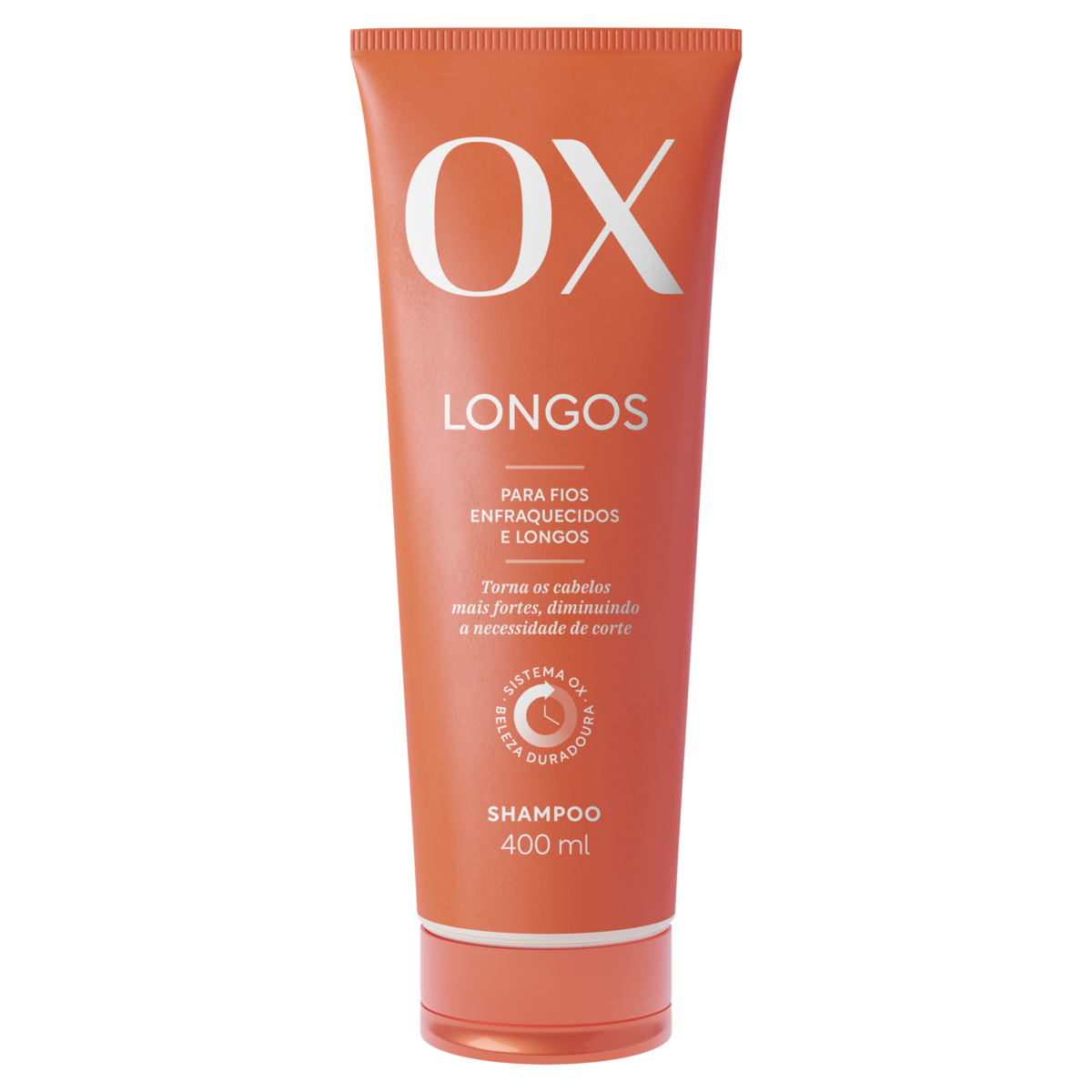 Shampoo OX Cosméticos Longos Bisnaga 400ml
