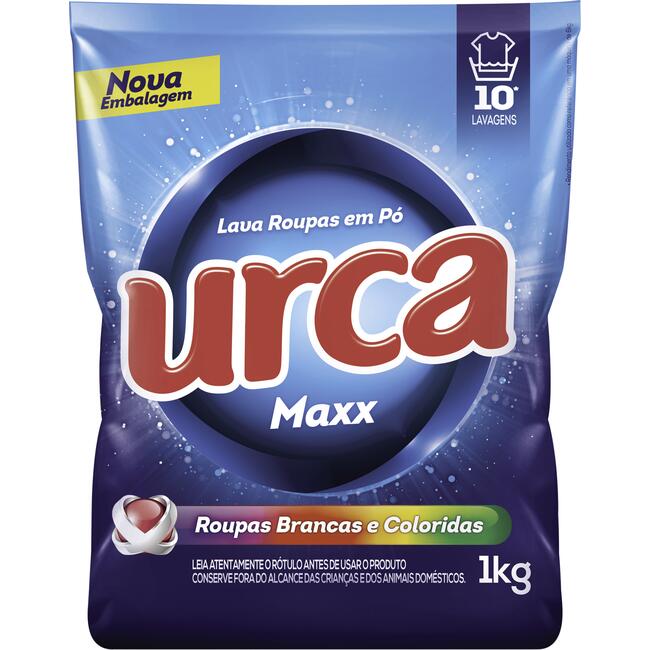 Detergente em Pó Urca Maxx 1kg