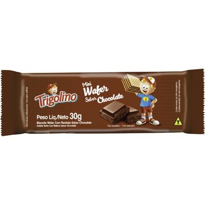 Biscoito Wafer Trigolino Chocolate 30g