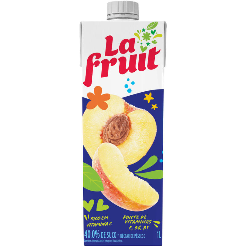 Suco Néctar La Fruit Pêssego 1L