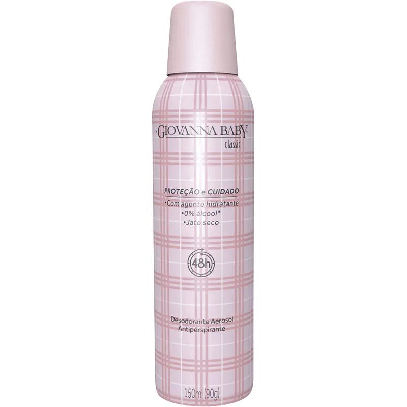 Desodorante Aerossol Giovanna Baby Rosa 150ml