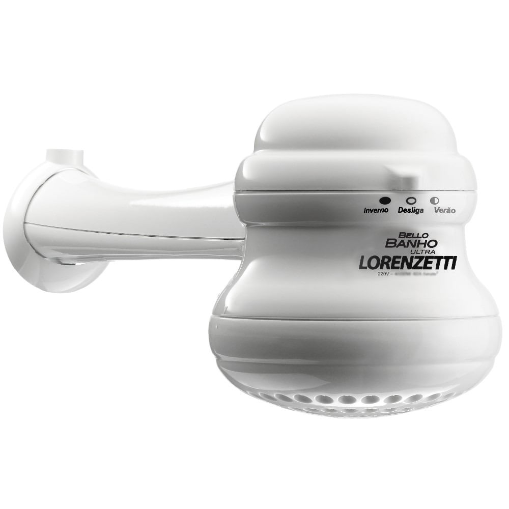 Chuveiro Lorenzetti com Cano 220v 5500w Branco Un