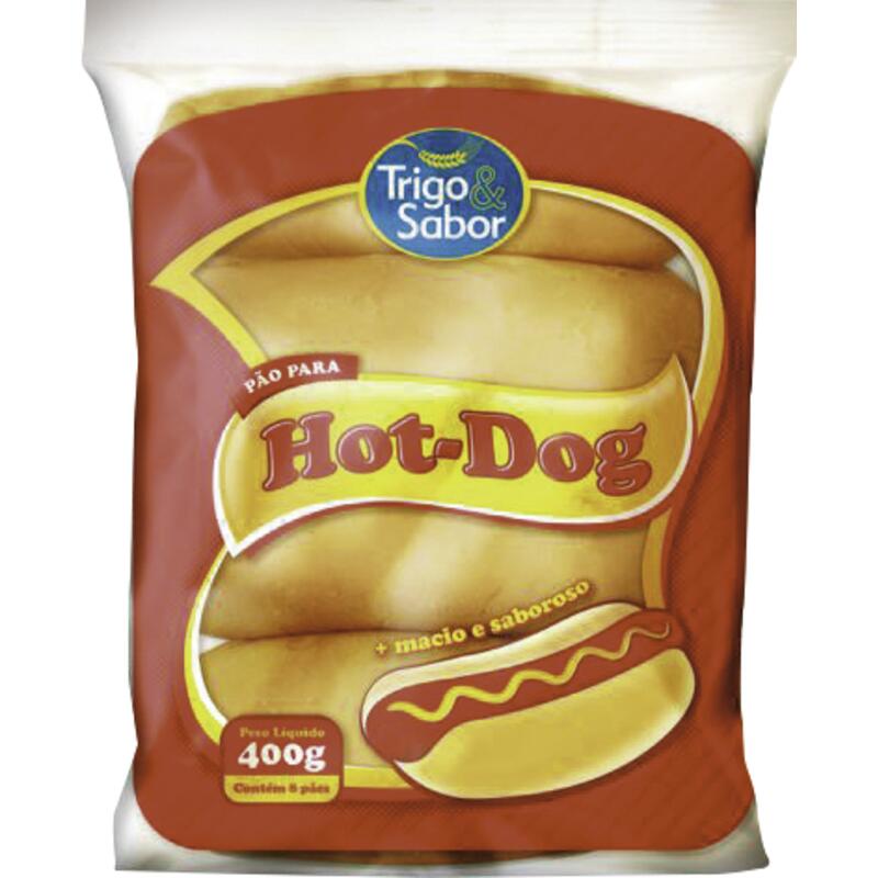 Pão para Hot Dog Trigo & Sabor 400g