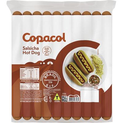 Salsicha Hot Dog Copacol Congelada 3kg