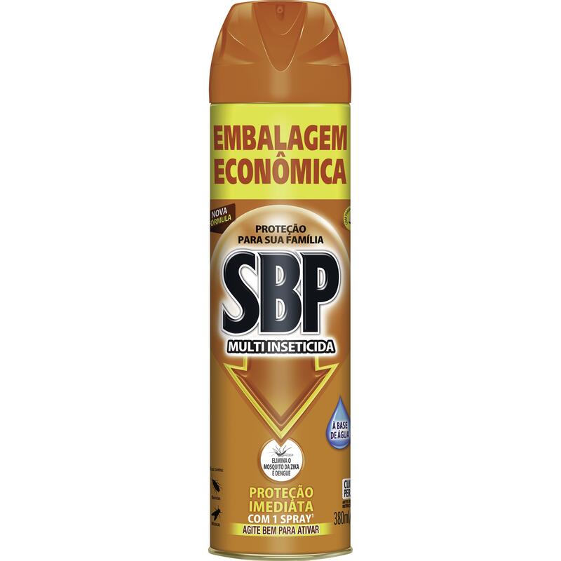 Multi Inseticida SBP Aerossol 380ml Embalagem Econômica