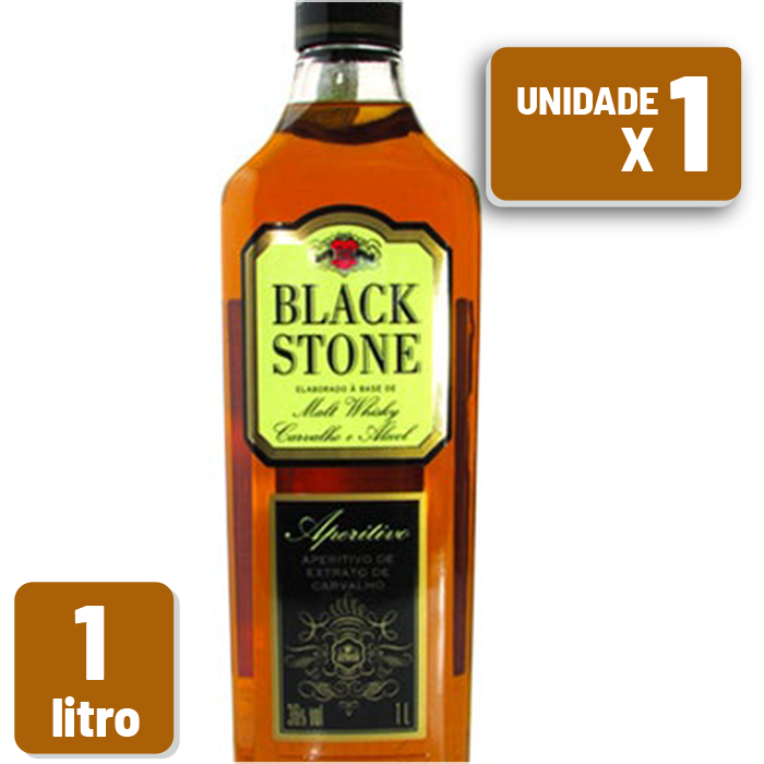 Whisky Black Stone Garrafa 1L